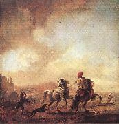 WOUWERMAN, Philips Two Horses er USA oil painting artist